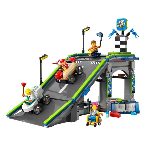 LEGO City Sem Limites: Pista com Rampa para Carros de Corrida 60460
