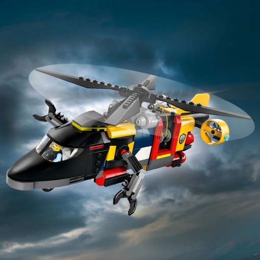LEGO City Combinação de Helicóptero, Camião dos Bombeiros e Submarino 60462