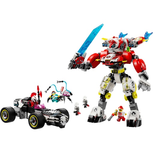 LEGO Dreamzzz Tigre Robô do Cooper e Hot Rod do Zero 71497