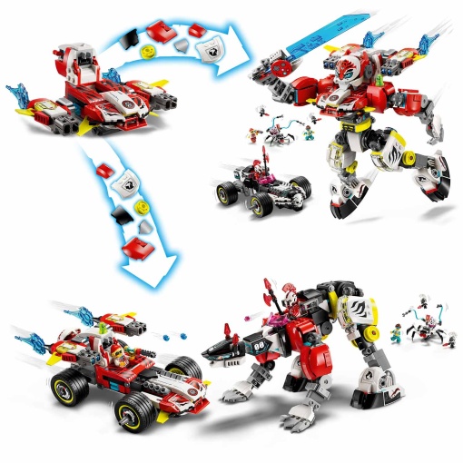 LEGO Dreamzzz Tigre Robô do Cooper e Hot Rod do Zero 71497