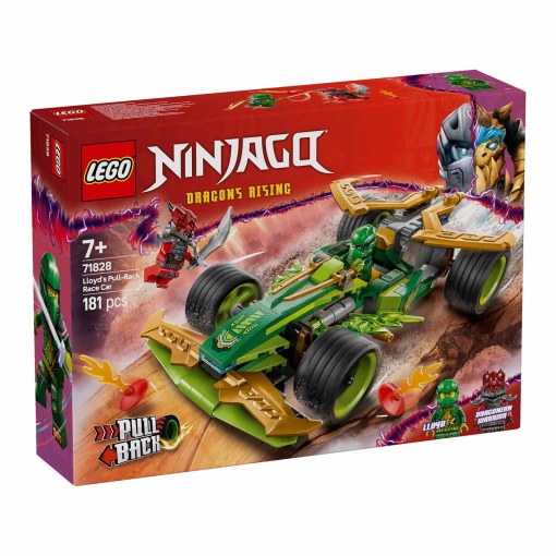 LEGO Ninjago Carro de Corrida Pull-back do Lloyd 71828