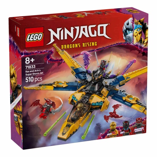 LEGO Ninjago Jato de Supertempestade do Ras e do Arin 71833