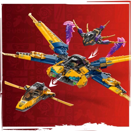 LEGO Ninjago Jato de Supertempestade do Ras e do Arin 71833