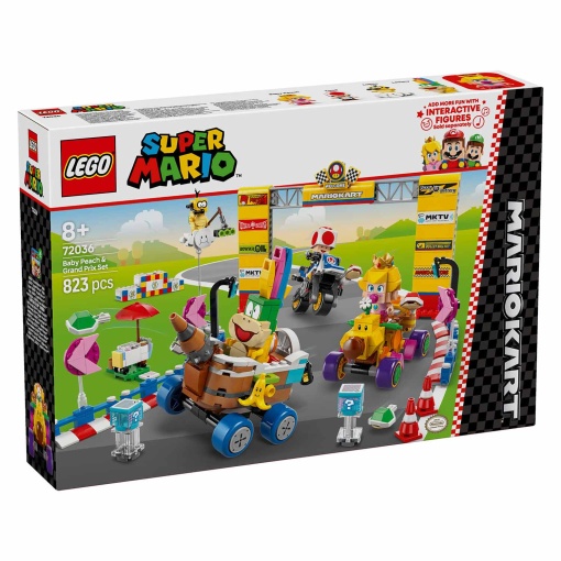 LEGO Super Mario Kart - Conjunto Peach Bebé e Grande Prémio 72036