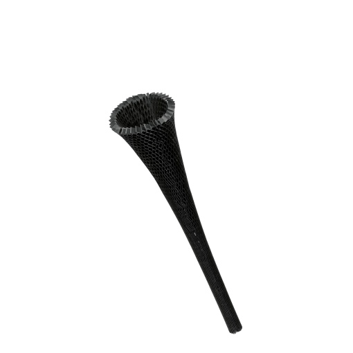 Manga de Papel Favo de Mel para Embrulhar Garrafas MP 45cm Preto 19