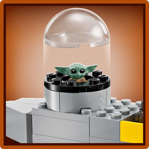 LEGO STAR Wars Starfighter N-1 de Mando e Grogu 75410