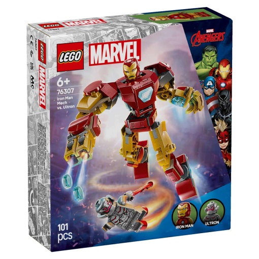 LEGO MARVEL Robô do Iron Man Contra Ultron 76307