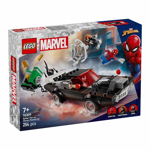 LEGO MARVEL Spider-man Contra Muscle Car do Venom 76309
