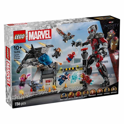 LEGO MARVEL Capitão América: Guerra Civil - Ação da Batalha 76314