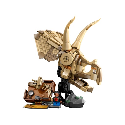 LEGO Jurassic World Fósseis de Dinossauros: Crânio de Tricerátops 76969