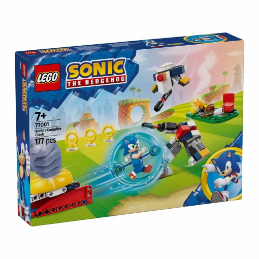 LEGO SONIC The Hedgehog Confronto no Acampamento do Sonic 77001