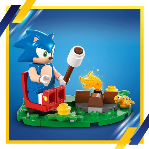 LEGO SONIC The Hedgehog Confronto no Acampamento do Sonic 77001