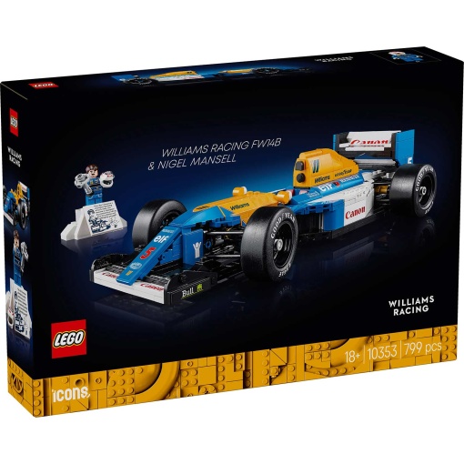 LEGO Icons Williams Racing Fw14b e Nigel Mansell 10353