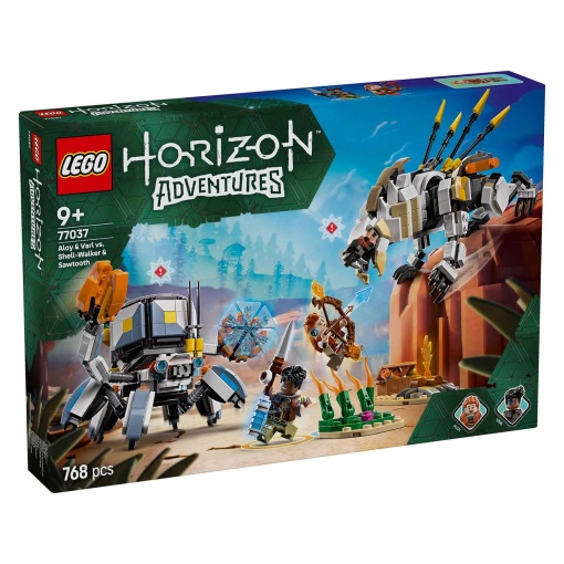 LEGO Horizon Adventures Aloy e Varl Contra Carapaça e Dentes de Serra 77037