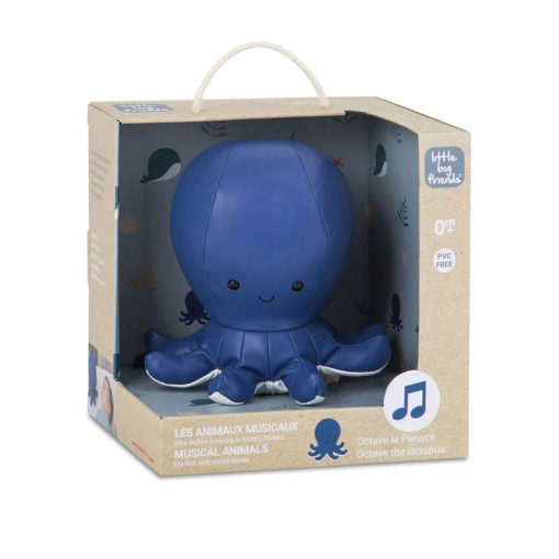 Peluche Musical LITTLE Big Friends Otávio - O Polvo 20cm