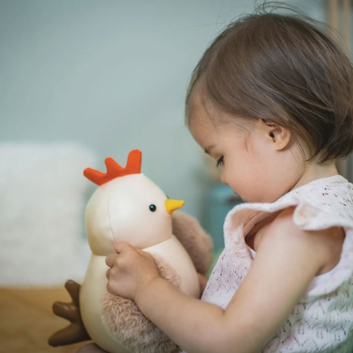Peluche musical LITTLE Big Friends Paulina a galinha 20cm 302474-nw