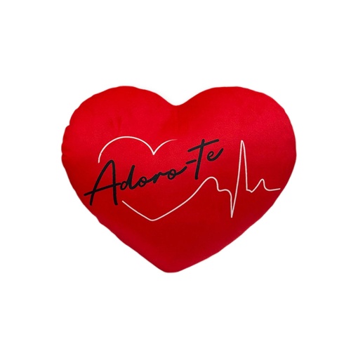 Almofada coração "Adoro-te" 35 cm