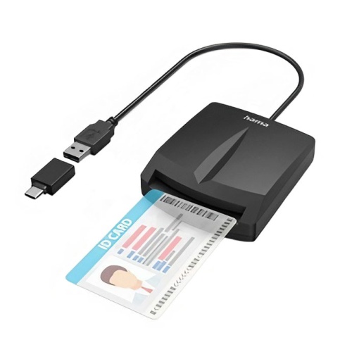 Leitor Cartão Cidadão HAMA Usb-a/usb-c 4.0 00053398