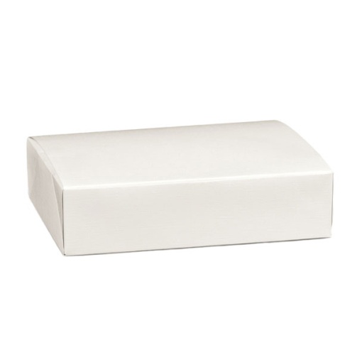 Caixa de Papel FLORENTINA Fibra Branca 25x20x5cm
