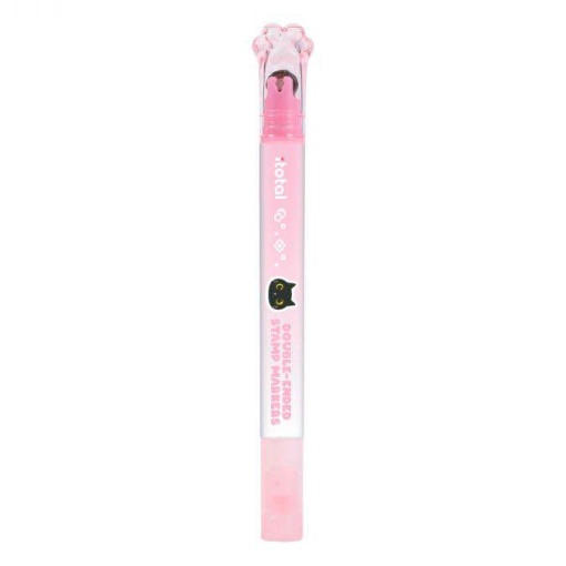 Sublinhador Glitter e Carimbo 2 em 1 I-TOTAL Macaron Rosa