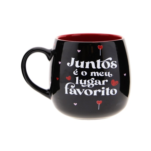 Caneca Lovely Story "Contigo Tudo É Magia" 400ml