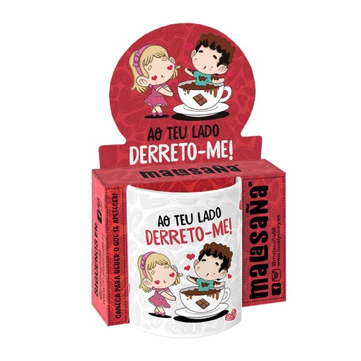 Caneca MALASANA "Ao Teu Lado Derreto-me" 330ml