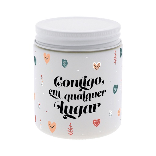 Vela Aromática AROMAME Grey "Contigo em Qualquer Lugar"