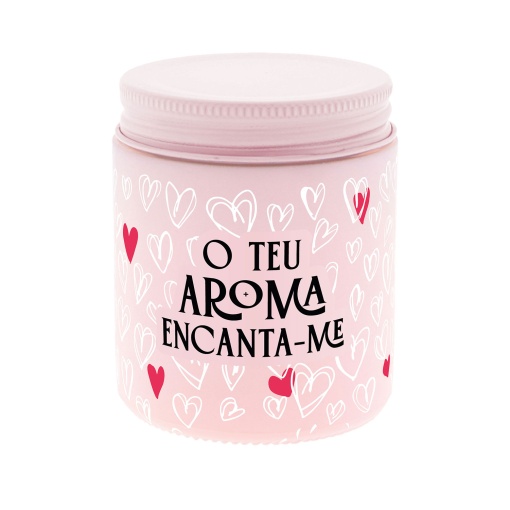Vela Aromática AROMAME Pink "O Teu Aroma Encanta-me"