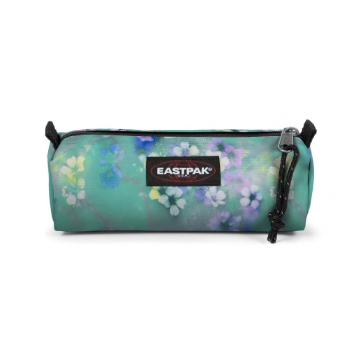 Estojo Escolar EASTPAK Benchmark Single FLORA Fade Aqua