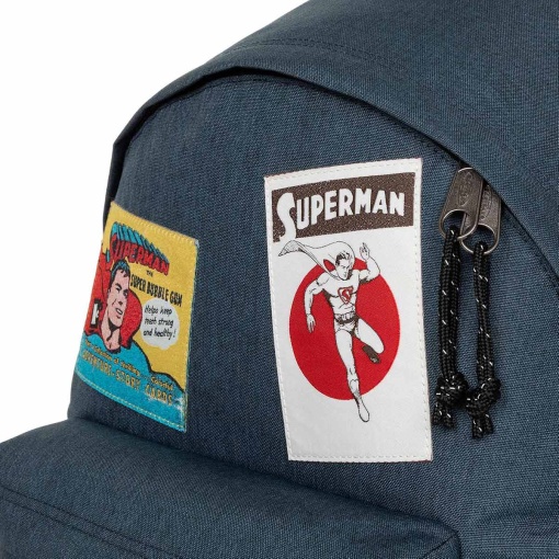 Mochila EASTPAK Padded Pak'r Superman Patch 40x30x18cm
