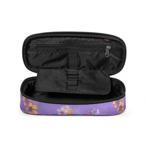 Estojo Escolar EASTPAK Oval Single FLORA Fade Lilac