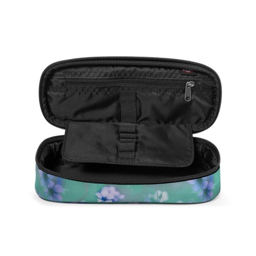 Estojo Escolar EASTPAK Oval Single FLORA Fade Aqua
