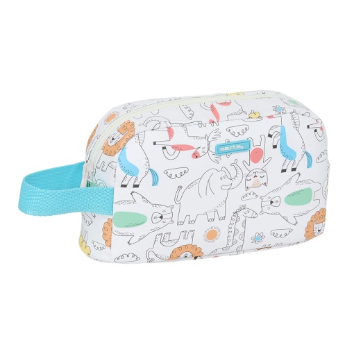 Bolsa de Lanche Térmica SAFTA Zoo 2025 21,5x6,5x12cm