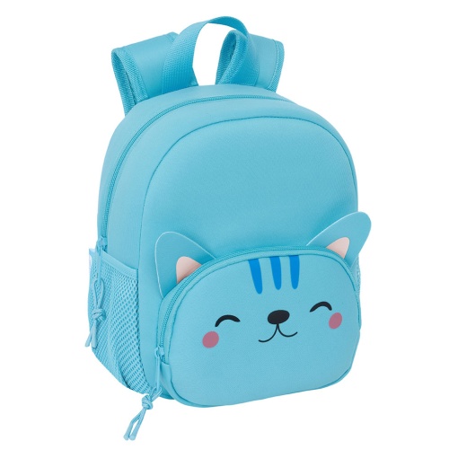 Mochila SAFTA Neopreno Gato 25x20x9cm