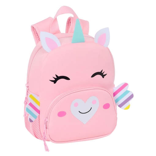 Mochila SAFTA Neopreno Unicórnio 25x20x9cm