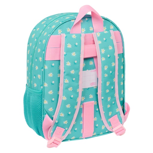 Mochila Peppa Pig Pretty Flowers 34x26x11cm Adaptável a Trolley