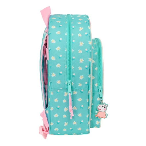 Mochila Peppa Pig Pretty Flowers 34x26x11cm Adaptável a Trolley