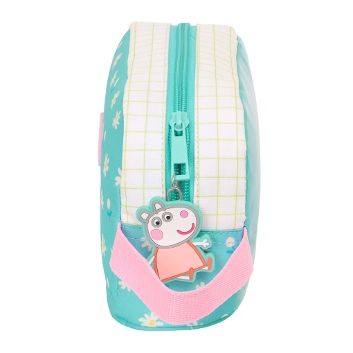 Bolsa de Lanche Térmica Peppa Pig Pretty Flowers 2025 21,5x6,5x12cm