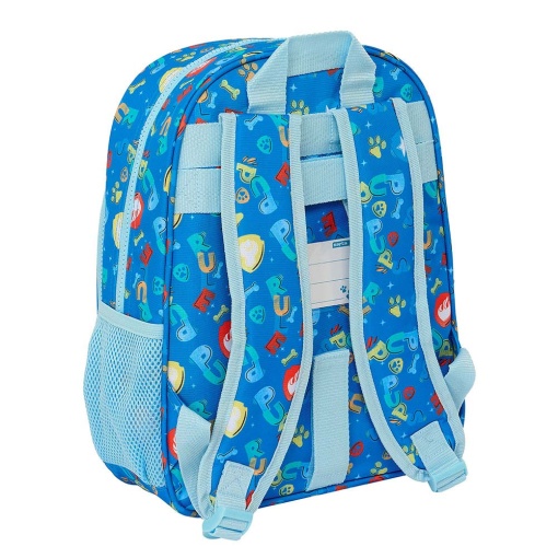 Mochila Patrulha Pata Pups Rule 34x26x11cm Adaptável a Trolley
