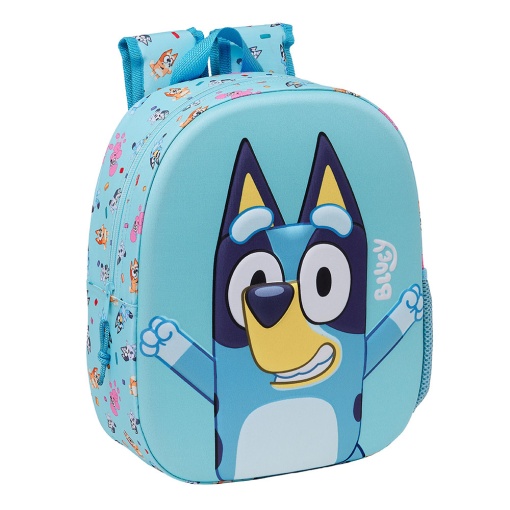 Mochila BLUEY 3D 2025 33x27x10cm Adaptável a Trolley