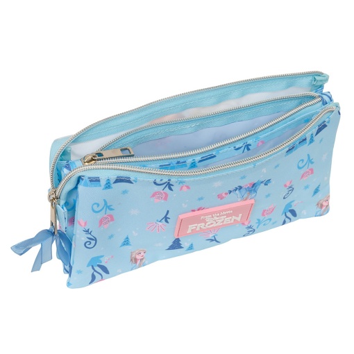 Estojo Escolar DISNEY FROZEN Ice MAGIC 2025 Triplo