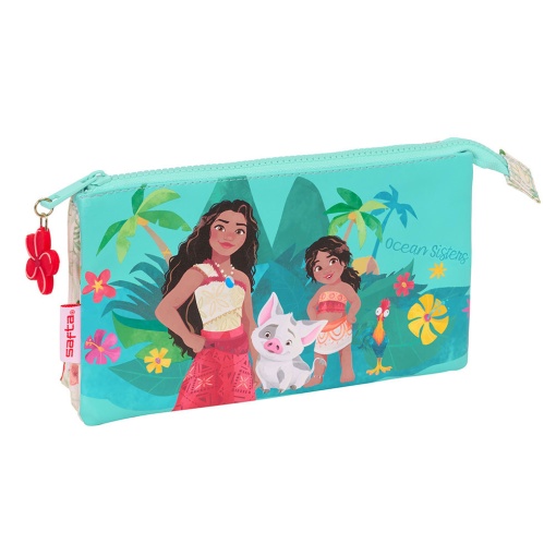 Estojo Escolar DISNEY VAIANA 2 2025 Triplo