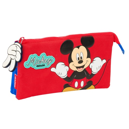 Estojo Escolar DISNEY Mickey Mouse Good Day 2025 Triplo