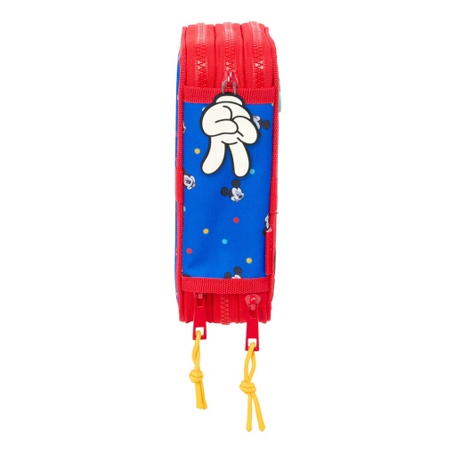 Estojo Escolar DISNEY Mickey Mouse Good Day 2025 Triplo com Carga