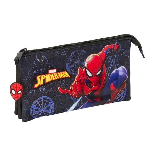 Estojo escolar Disney Spider-Man Attack 2025 triplo