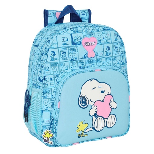 Mochila SNOOPY LOVE 38x32x12cm Adaptável a Trolley