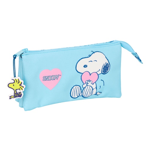 Estojo Escolar SNOOPY LOVE 2025 Triplo