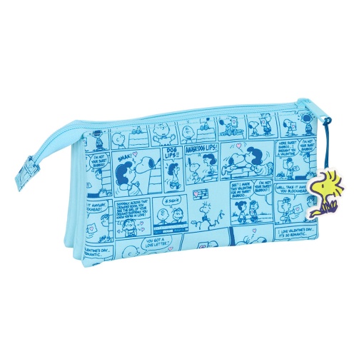 Estojo escolar SNOOPY Love 2025 triplo