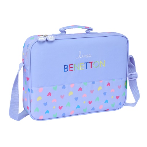 Mala SAFTA BENETTON Lila 2025 38x6x28cm