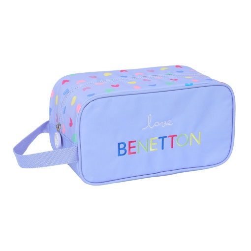 Bolsa para Sapatilhas BENETTON Lila 2025 29x14x15cm